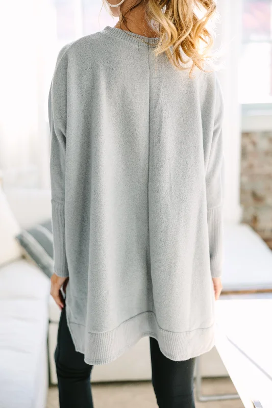 Always Fun Heather Gray Tunic