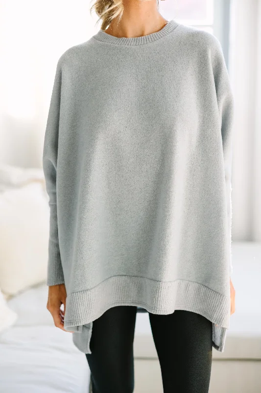 Always Fun Heather Gray Tunic