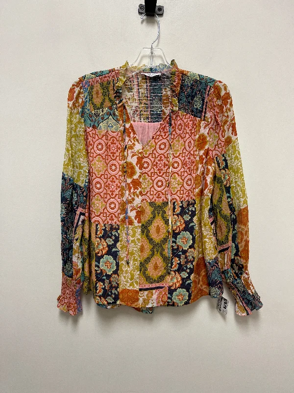 Top Long Sleeve By Clothes Mentor In Multi-colored, Size: Xs