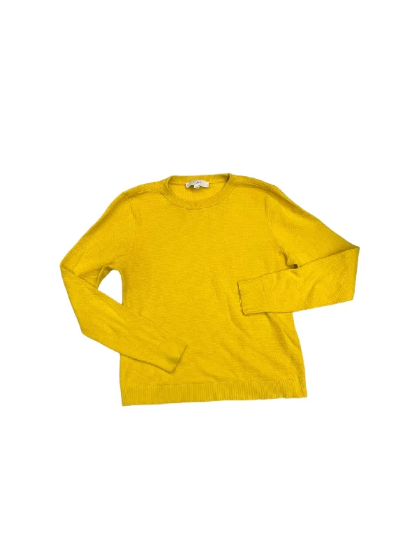 Top Long Sleeve By Loft In Yellow, Size: L