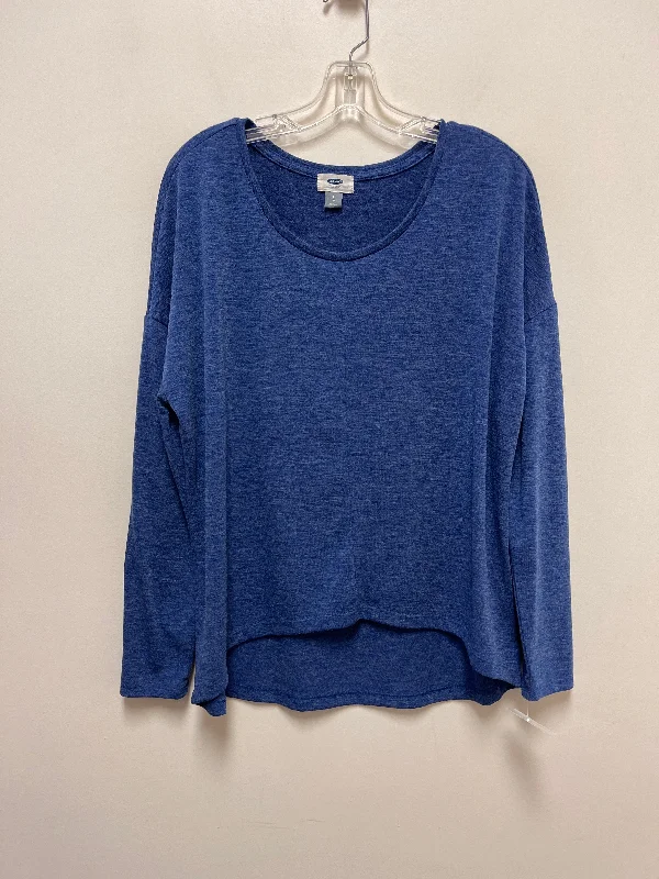 Top Long Sleeve By Old Navy In Blue, Size: L