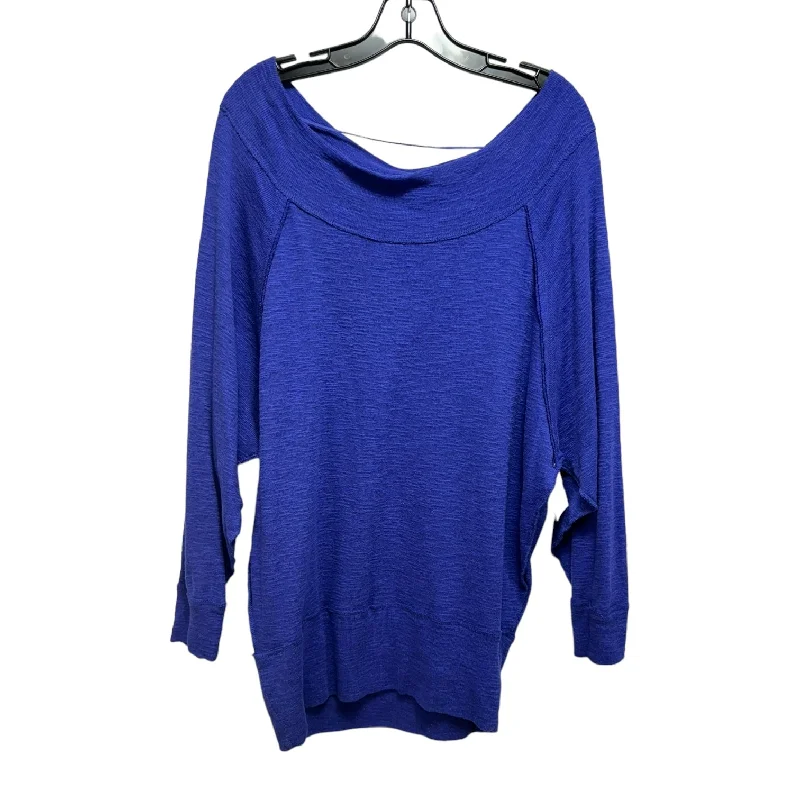 Top Long Sleeve By We The Free In Purple, Size: M