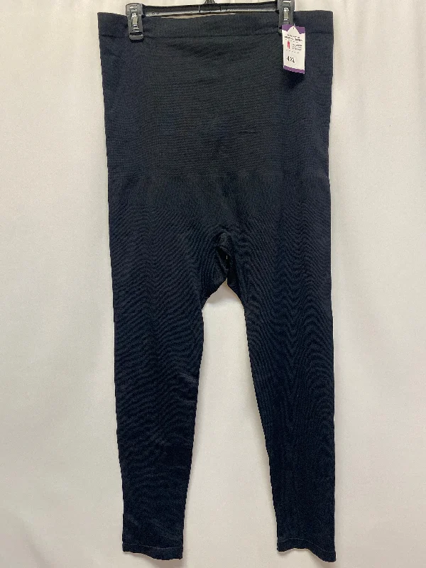 Black Pants Leggings Clothes Mentor, Size Xxxl