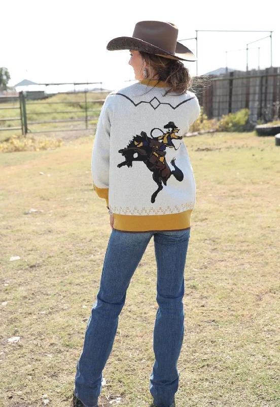 Cruel Girl Womens Bucking Horse Cardigan