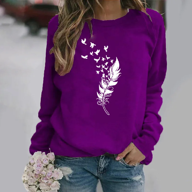 Purple (White Picture) / XL