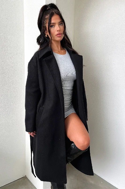 Francesca Coat - Black