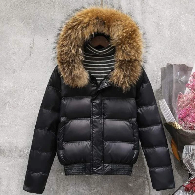 Real Fur  Black / L