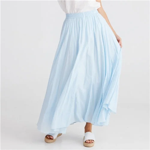 Holiday Village Skirt - Nantucket Blue