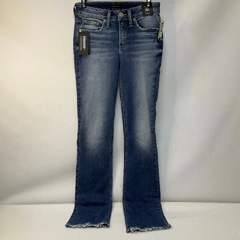 Jeans Boot Cut By Silver In Blue Denim, Size: 2