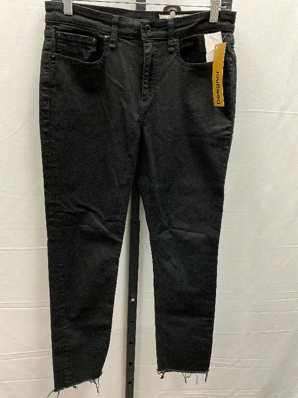 Jeans Designer By Rag & Bones Jeans In Black Denim, Size: 8