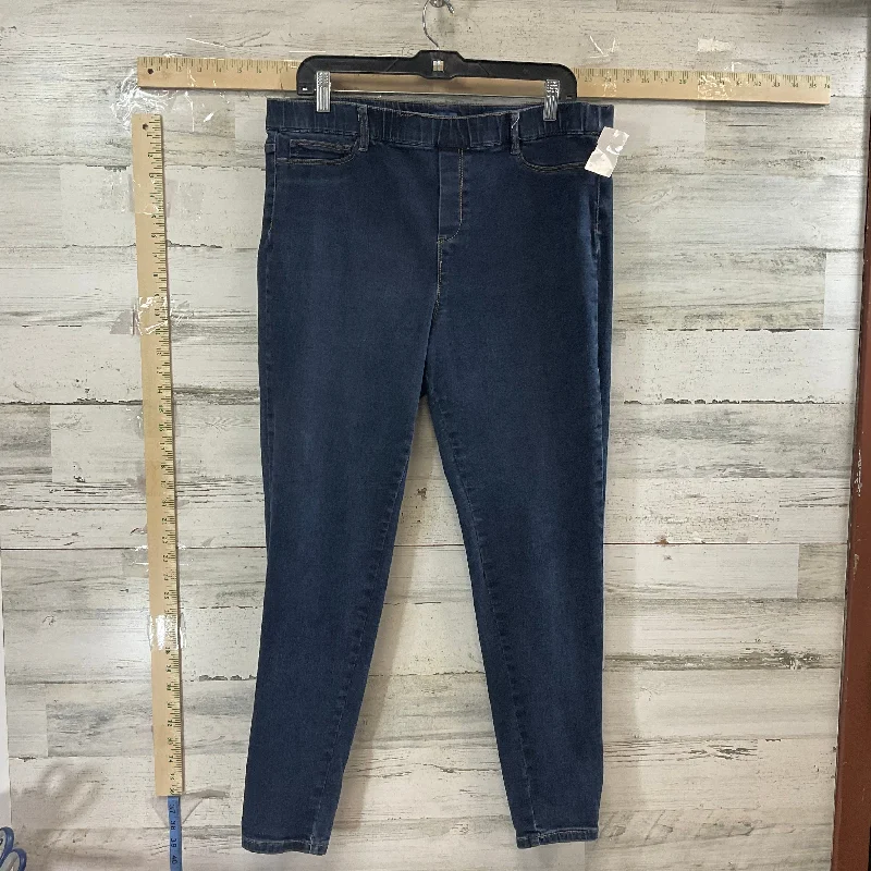 Jeans Jeggings By J. Jill In Blue Denim, Size: L