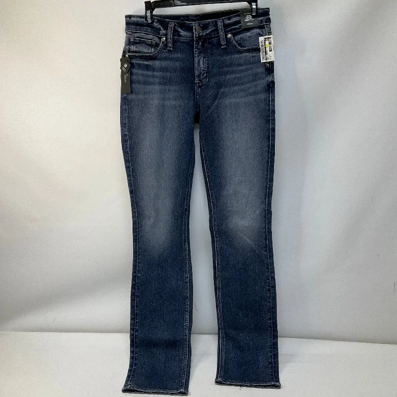 Jeans Straight By Silver In Blue Denim, Size: 2