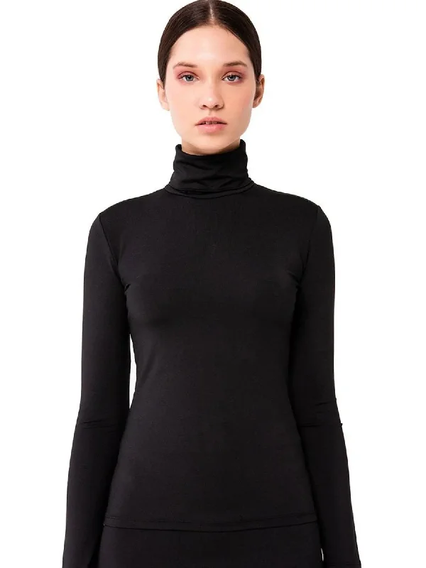 Kikiriki Fitted Nylon Turtleneck 18168