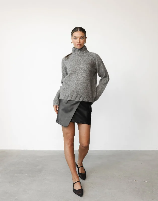 Nathalia Knit Jumper (Slate)