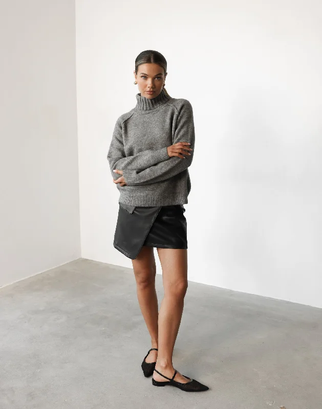 Nathalia Knit Jumper (Slate)