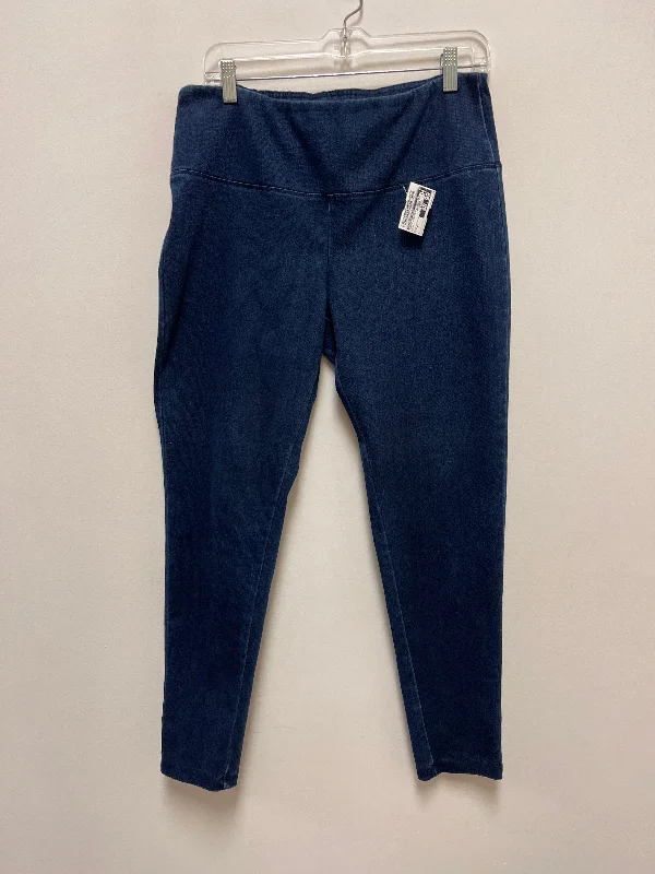 Pants Leggings By Allison Daley In Blue, Size: M