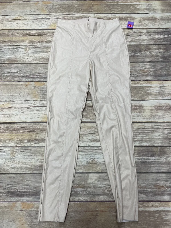 Pants Leggings By H&m In Cream, Size: 10