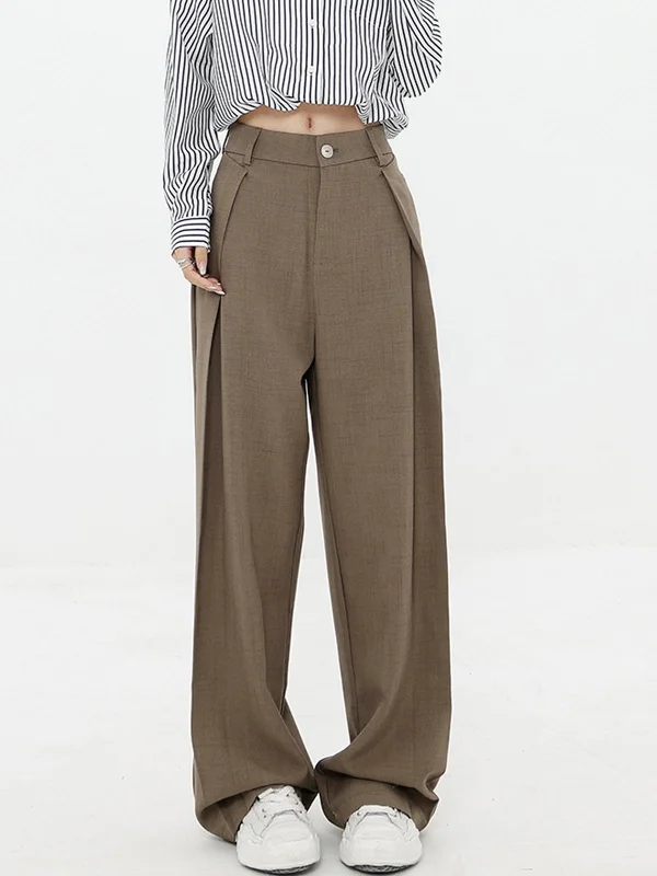 BerryBetty - Pleated Baggy Wide Leg Pants