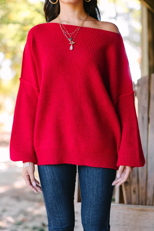 This Is All A Dream Red Sweater