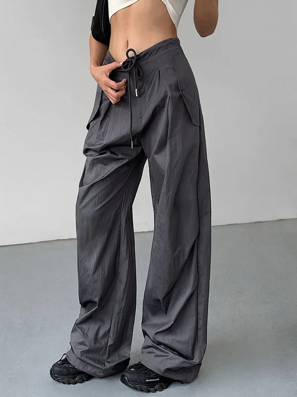 BerryBetty - Utility Baggy Parachute Cargo Pants