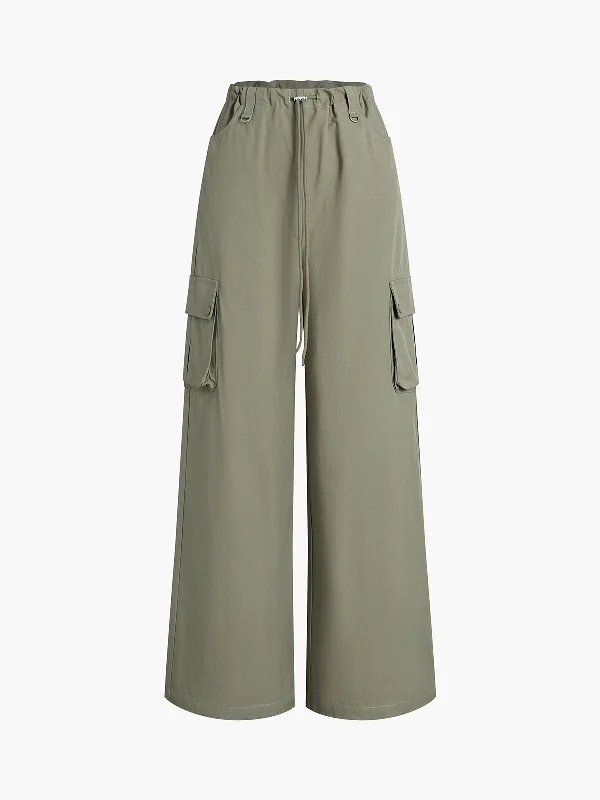 BerryBetty - Utility Drawstring Cargo Pants