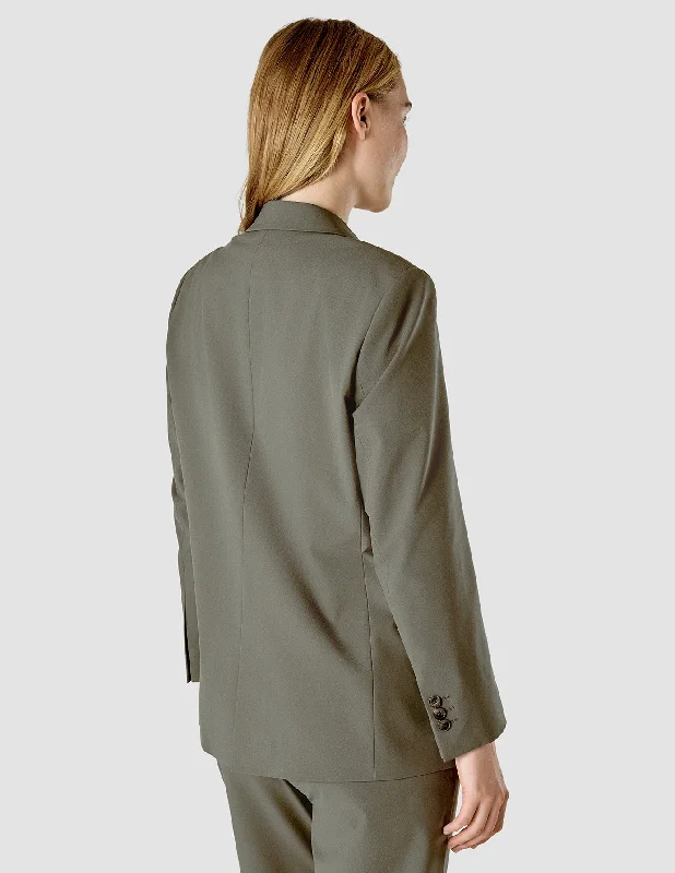 Essential Blazer Dark Olive