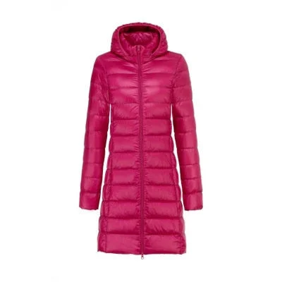 Women's Lightweight Water-Resistant Packable Puffer Coat