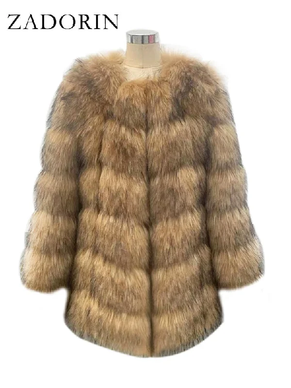 Yellow Raccoon Fur / M