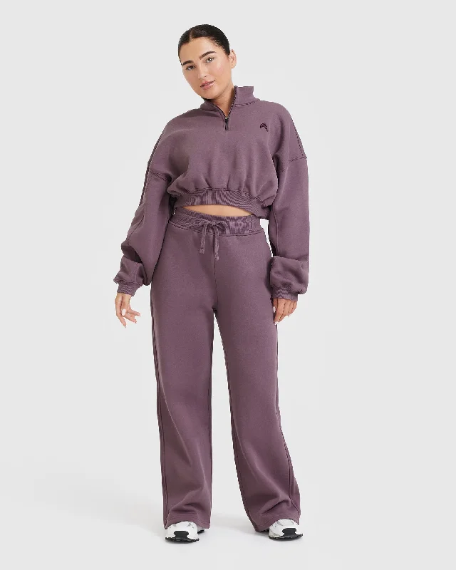 All Day Straight Leg Jogger | Vintage Purple