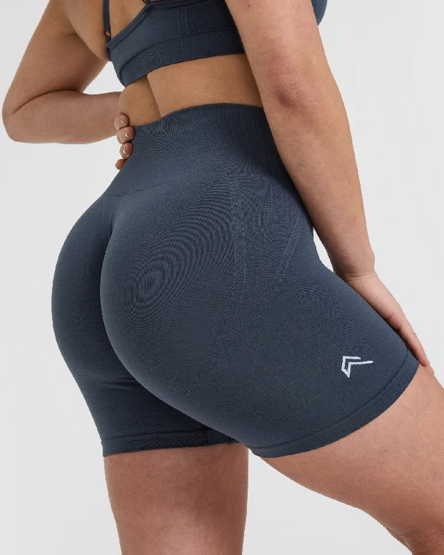 Effortless Seamless Shorts | True Blue