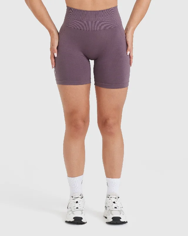 Effortless Seamless Shorts | Vintage Purple