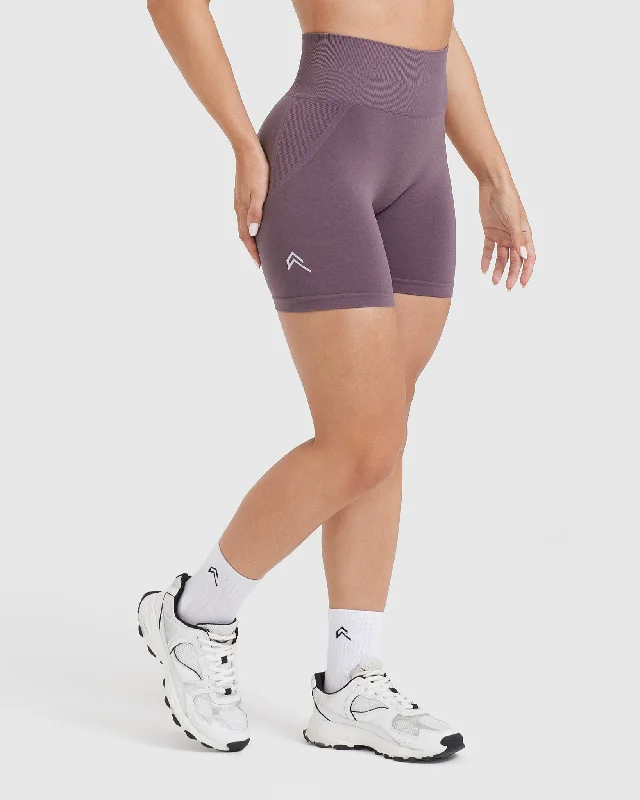 Effortless Seamless Shorts | Vintage Purple