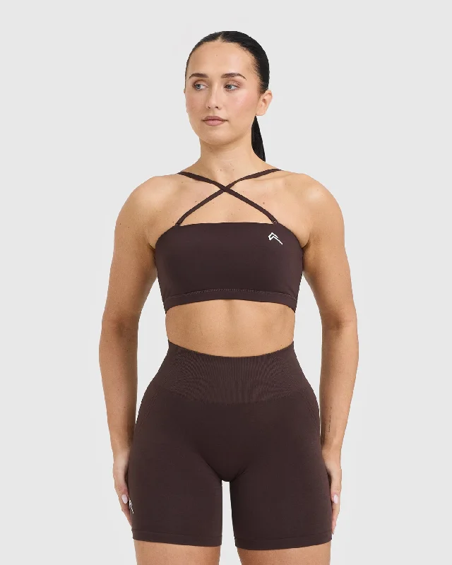 Everyday Bandeau Bralette | Plum Brown