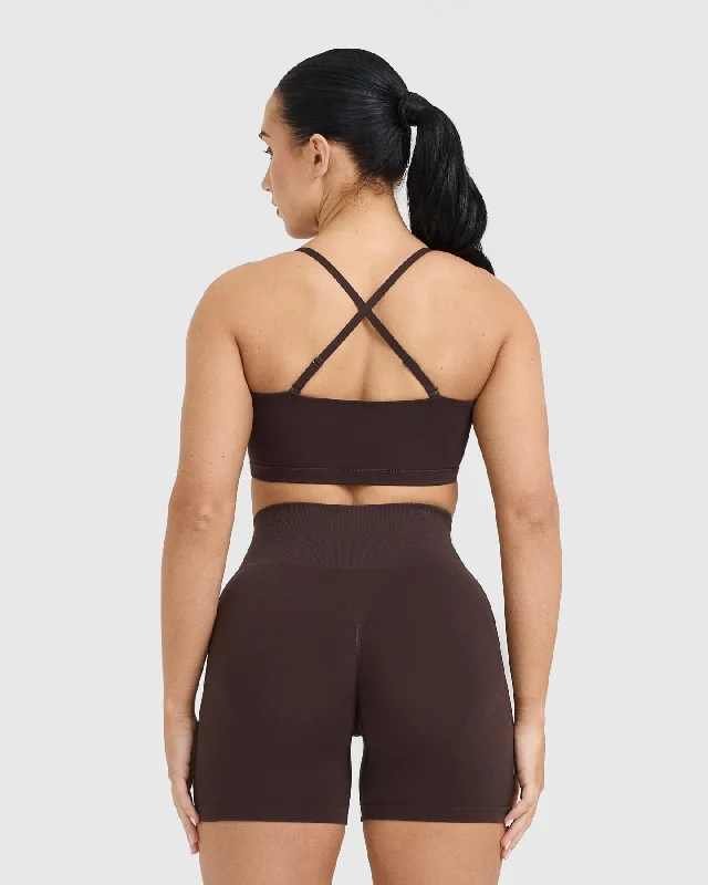 Everyday Bandeau Bralette | Plum Brown