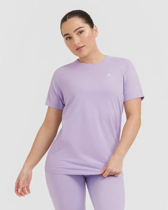 Go To Seamless Loose Top | Wisteria Purple