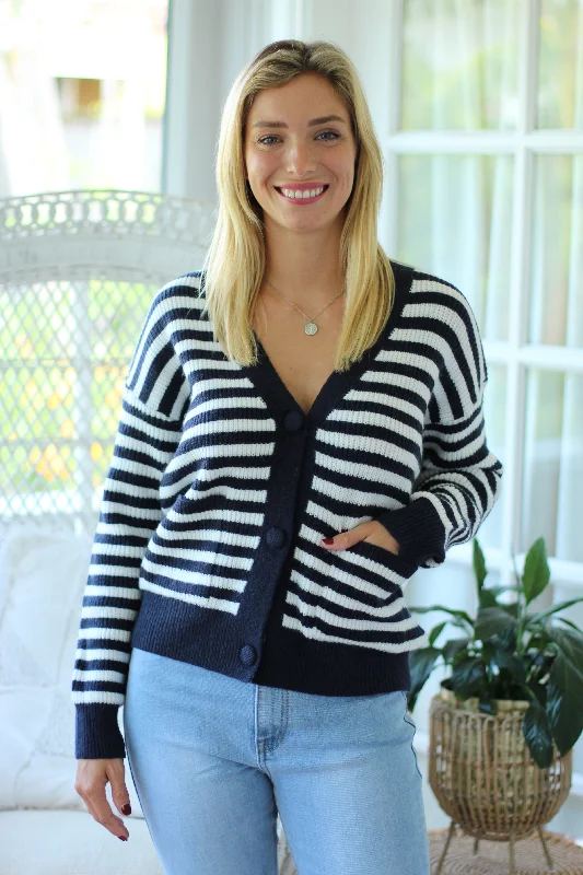 Horizon Cardigan - Navy