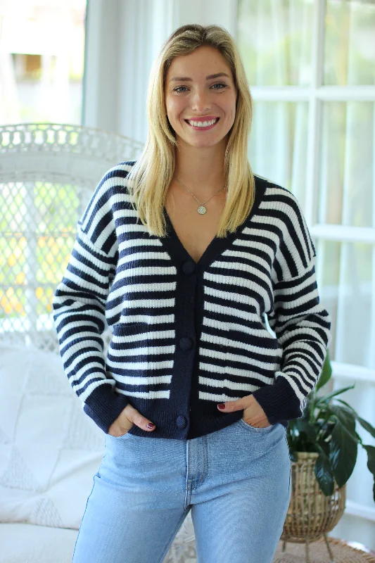 Horizon Cardigan - Navy