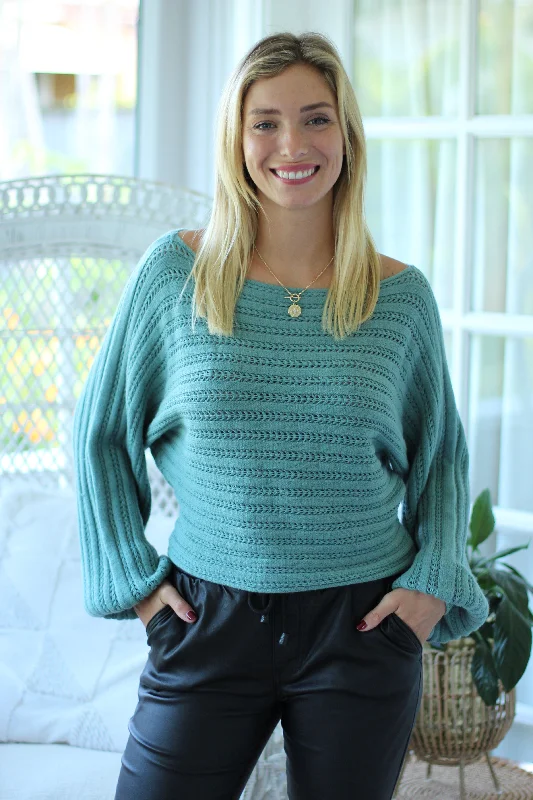 Runaway Knit - Teal