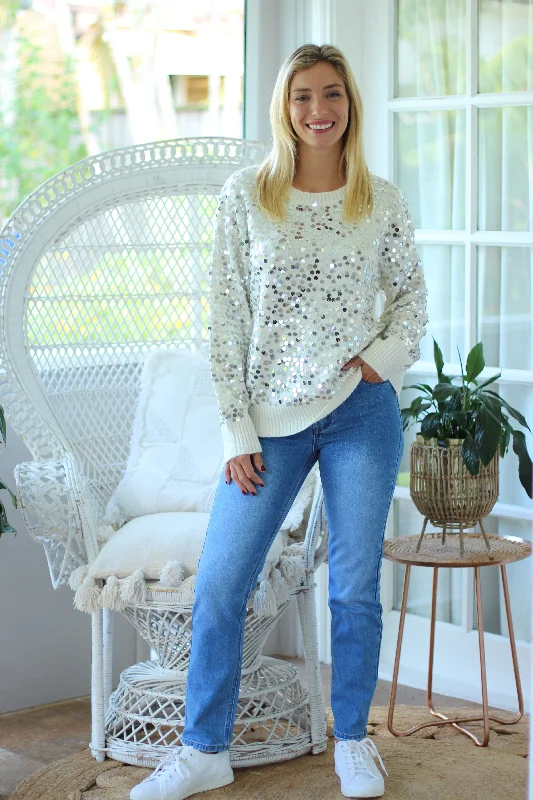 Sequins Knit - Vanilla