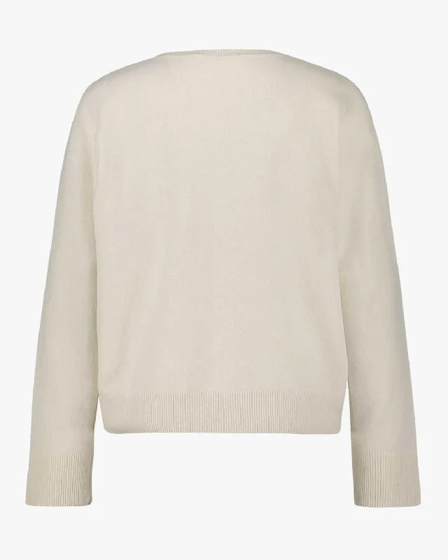 SNOS431-Cardigan-Off white