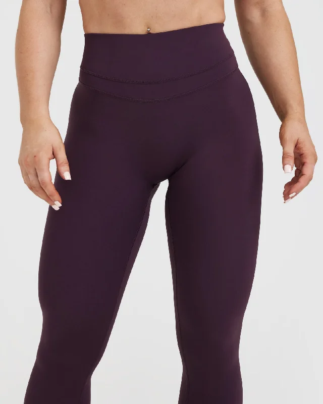 Unified High Waisted Leggings | Blackberry Purple