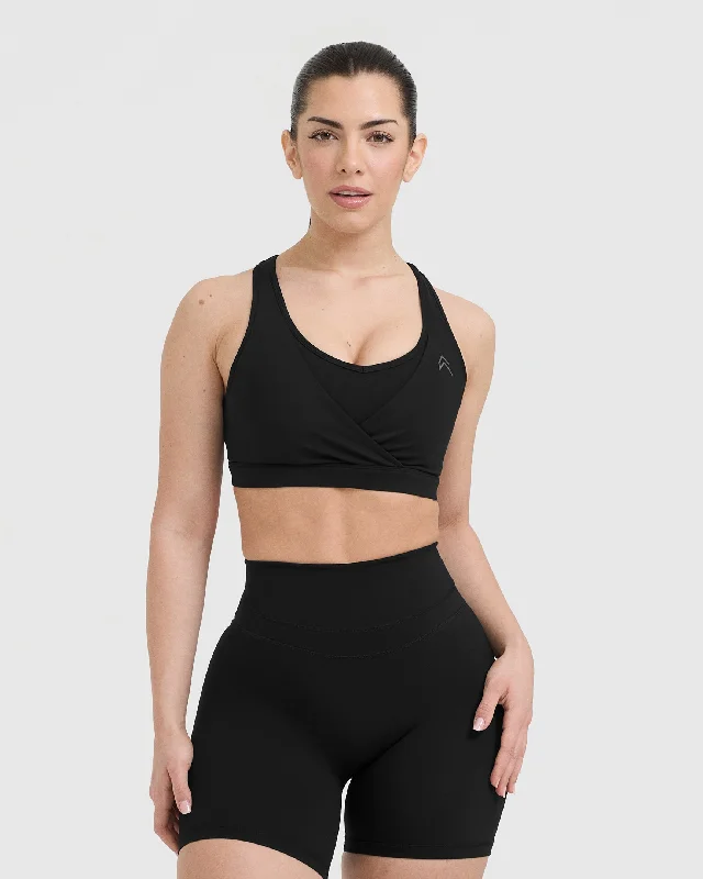 Unified Layered Sports Bra | Black