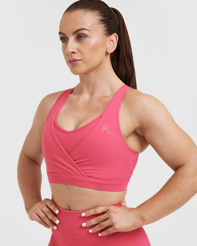 Unified Layered Sports Bra | Velvet Pink