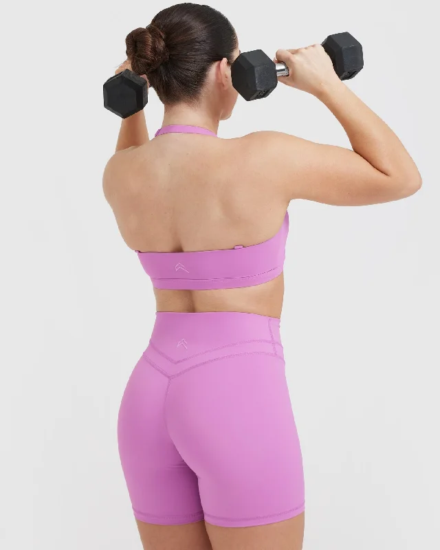 Unified Twist Sports Bra | Orchid Purple