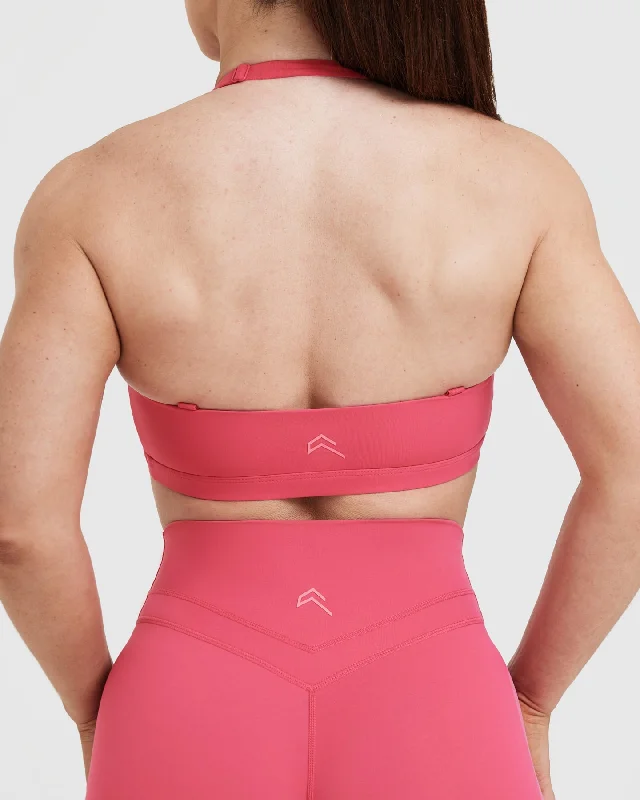 Unified Twist Sports Bra | Velvet Pink