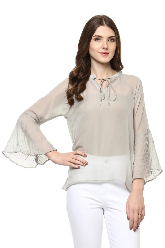 Evening Breeze Bell Sleeve Top