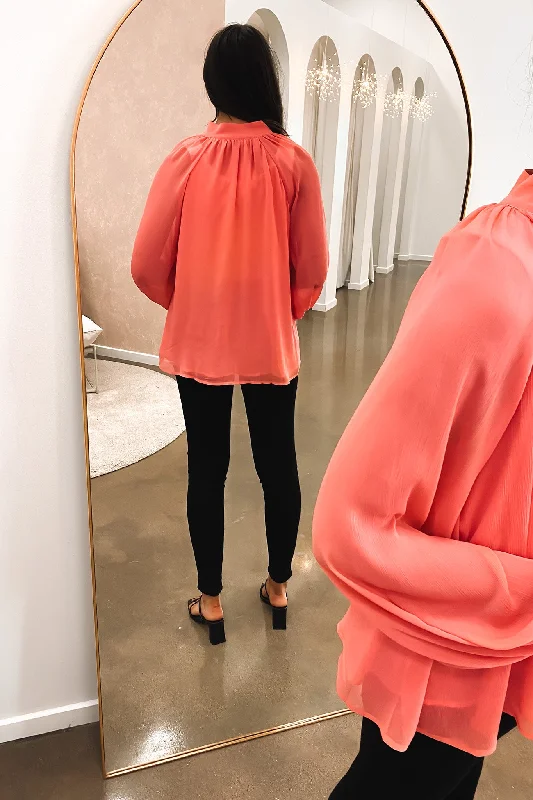 Jacynta Blouse Coral