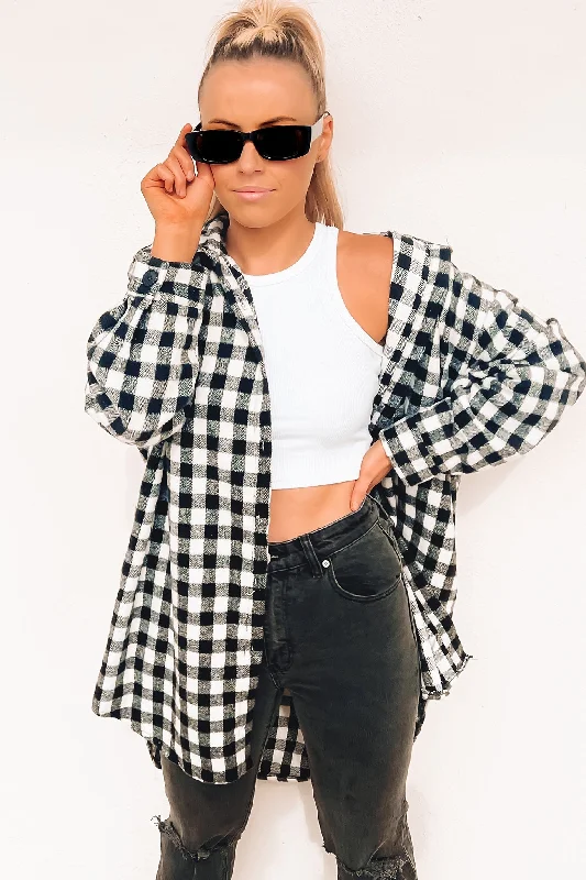 Jaimee Shirt Black Check