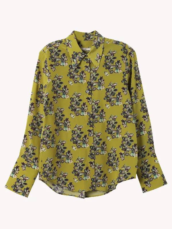 Printed Button Up Blouse