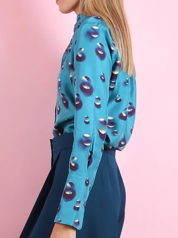 Printed Peacock Shirt